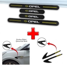 Opel Corsa D Uyumlu Carbon Kapı Eşiği + Carbon Çamurluk Venti (552313728)