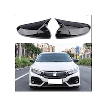 Honda Civic Fk7 Yarasa Ayna Kapağı Piano Black Parlak Siyah