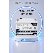Soleron 150ah 25.6v Lifepo4 Lityum Akü