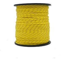 Mg Ropes Paracord İp 4 Mm Reflektörlü Sarı Renk No:48 10 Metre