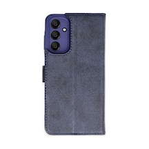 Samsung Galaxy Uyumlu A15 4g Kılıf Trend S Plus Kapaklı Kılıf - Lacivert Bzsxx00 1
