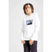 Tshirthane K-Pop Sf9 Rowoon Baskılı Unisex Çocuk Kapüşonlu Beyaz Sweatshirt Beyaz