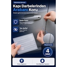Oto Darbe Koruyucu Şeffaf Bant Araç Kapı Darbe Emici