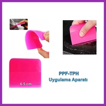 Bezos Ppf/tph Silikon Çekçek Ragle Cam Filmi Çekme Uygulama Aparatı Pembe 6x7.5cm Bty