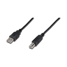 Digitus Ak-300102-018-s 1.8 Mt Usb 2.0 To Usb 2.0 Tip B Erkek-erkek Awg28 Usb 2.0 Yazıcı Kablosu