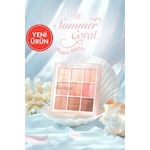 Dasique Mat Ve Işıltılı Renk Seçenekleri Sunan Far Paleti Shadow Palette 23 Summer Coral 23 Summer Coral