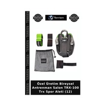 Özel Üretim Bireysel Antrenman Salon Trx-100 Trx Spor Aleti 12 Çok Renkli