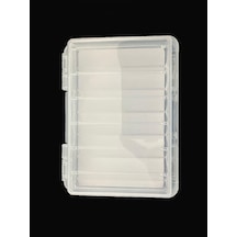 Albastar Elite Clear Mini Hard 8.2mm Çift Taraflı Jig Balıkçı Kutu