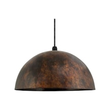 Retor Rustik Vintage Metal Sarkıt Avize 40 Cm Siyah