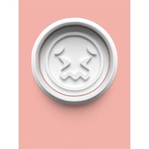 Emoji Surat İfadesi Kurabiye Kalıbı Ve Şeker Hamuru Kalıbı 0017-8