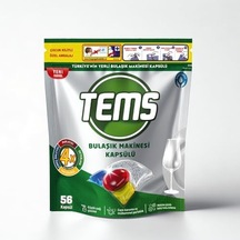 Tems 4 Ü 1 Arada Bulaşık Makinesi Kapsülü 56&apos Lı 627 Gr