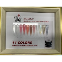 Ellea Nail Glıtter Buılder Gel 30 Mg S04-02 Beyaz Simli