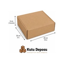 20x20x9 Cm E-ticaret Ve Kargo Kutusu 50 Adet