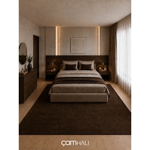 Eko Halı Zen 01 Brown Hav Toz Vermez Yumuşak Dokulu Salon Halısı Oturma Odası Halısı Yatak Odası Halısı Çocuk Odası Halısı Koridor Halısı Mutfak Halısı Modern Makine Halısı Kahverengi