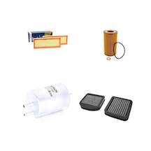 Bosch Filtre Bakım Seti Mercedes S Serisi S 500 W220 2002-2005 245 Beygir Benzin Hava + Yağ F + Yakıt F. + Polen Sardes