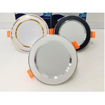 7w 3 Renk Sıva Altı Led Downlight Spot - Gold Kasa 10 Adet