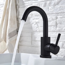 Sardıcı Lavabo Bataryası Banyo Musluğu Siyah
