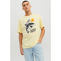 Jack & Jones Kuru Kafa T-shirt Jorbeachbone Erkek Tişört 12234309 001 Jack & Jones Kuru Kafa T-shirt Jorbeachbone Erkek Tişört 12234309 001