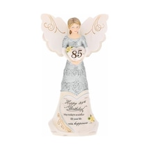- Happy Sweet 16 - Doğum Günü Pastası Tutan Melek Figürü 15 Cm