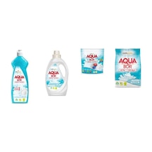 Aquabor Doğal Mineralli Elde Bulaşık + Sıvı Beyaz + Tablet + 4 Kg Beyaz 4 Lü Set 41242477