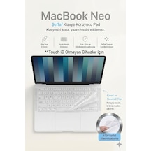 Macbook Neo 13 İnç A3404 İle Uyumlu Uyumlu Klavye Koruyucu Diğer