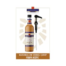 Simonelli Kahve ve Kokteyl Şurubu Marshmallow Aromalı 700 ML + Pompa
