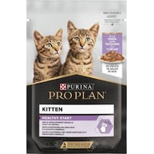 Kitten Pouch Hindili Yavru Kedi Konservesi 12 Adet 85 Gr