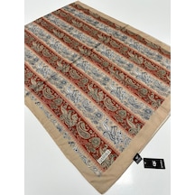Qashka Soft Pamuklu Şal Etro Desen Lbd0517-41126 Çok Renkli