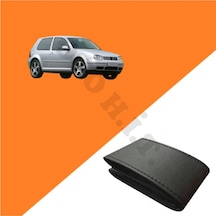 Volkswagen Golf 4 Uyumlu Deri Direksiyon Kılıfı Kaliteli Dikmeli Siyah