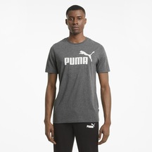 Puma 58673601 Ess Heather Tee Erkek Tişört 001