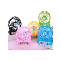 Şarjlı Vantilatör Mini Masaüstü El Fan Taşınabilir 3 Kademeli Usb