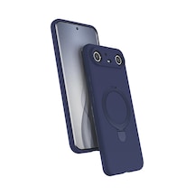 Spark Slim 5g Km9n Kılıf M-safe Şarj Özellikli Standlı Q-ring Kapak