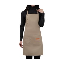 Ayarlanabilir Askılı Ve Büyük Cepli Erkek Kadın Önlük, Canva Bej, Diğer