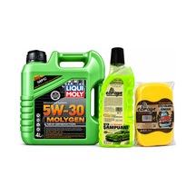 Liqui Moly Molygen New Generation 5w-30 Motor Yağı 4 Litre + Oto Şampuan 1000 Ml + Yıkama Süngeri