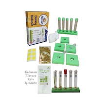 Çimlenme Deney Seti 1 Paket Kontrollü Çimlenme Deney Seti 5 Adet Deney Tüpü Tıpa Deney Tüp Standı Tohum