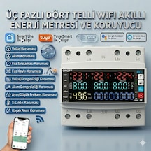Onoff Tuya Wifi Akıllı 3 Fazlı Yüksek Voltaj Düşük Voltaj Kaçak Akım Güc Tüketimi Zamanlama Uzaktan Kontrol Anahtar Röle 80 Amper