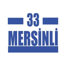 33 Mersinli Araba Sticker 17x17 Cm Mavi