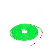 5 Metre Esnek Neon Led Şerit 12 Volt 6x12mm Yeşil