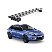 Pençe Renault Megane Sw 2009-2016 Uyumlu Gri Ara Atkı Port Bagaj Tavan Barı