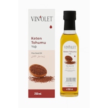 Vinolet Keten Tohumu Yağı Soğuk Sıkım 250 Ml 250 ML