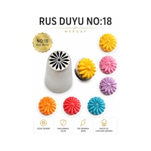 Paslanmaz Çelik Pasta Süsleme Duyu + 2 Adet Şanti Torba No: 18