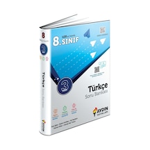 8. Sınıf Türkçe Üç Adım Soru Bankası -  Aydın Yayınları