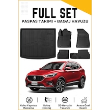 Mg Zs Elektirikli 2024 Model Üst Birebir Uyumlu Bagaj Havuzu+paspas Seti