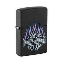 Zippo Harley Davidson Midnight Rider Dizayn Çakmak Siyah