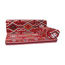 Erbasonline Mtk405-401 Şark Köşesi Kırmızı Halı Ds. Üçlü Minder Takımı 120Lik