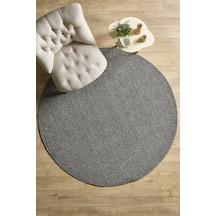 Modern Halı Sisal Bukleli Halı Gri Halı Salon Halısı Oturma Odası Halısı Yuvarlak Halı Gri