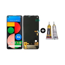 Google Pixel 4a 5g G025e G025h G6qu3 G025l G025ı Uyumlu Servis Lcd Ekran Dokunmatik + B7000