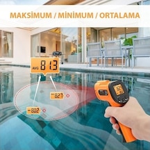 My Topped Thermopro Tp30 Endüstriyel Kızılötesi Sıcaklık Ölçer T08656 Profesyonel Kullanım İçin