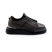 Gri Hakiki Deri Erkek Sneaker E01082010403 Gri