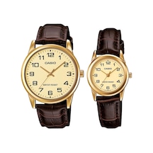 Casio Mtp-ltp-v001gl-9budf Çift Kol Saati Kadın-erkek Metalik